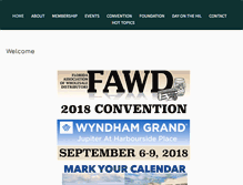 Tablet Screenshot of fawd.org